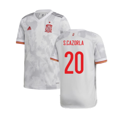 Spain 2025-2026 Home Concept Football Kit (Libero) (S.CAZORLA 20)