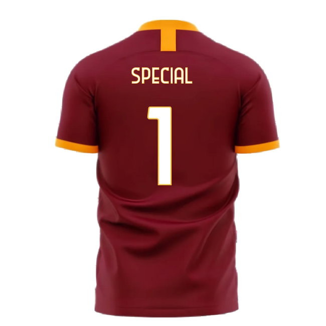 Roma 2025-2026 Home Concept Football Kit (Libero) - No Sponsor (Special 1)