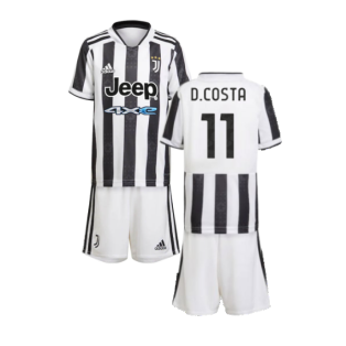 2021-2022 Juventus Home Mini Kit (D.COSTA 11)