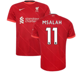 Liverpool 2021-2022 Home Shirt (Kids) (M SALAH 11)