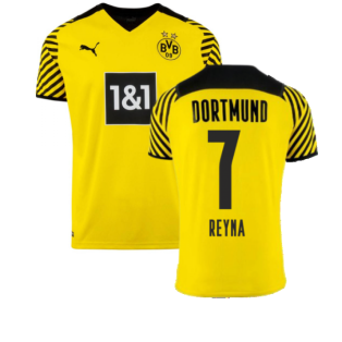 2021-2022 Borussia Dortmund Home Shirt (Kids) (REYNA 7)