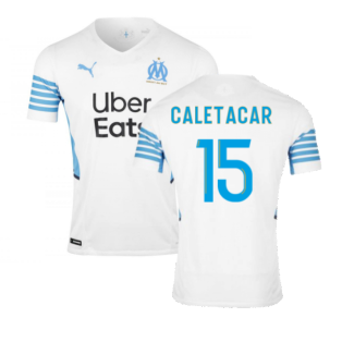 2021-2022 Marseille Authentic Home Shirt (CALETA CAR 15)