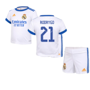 Real Madrid 2021-2022 Home Baby Kit (RODRYGO 21)