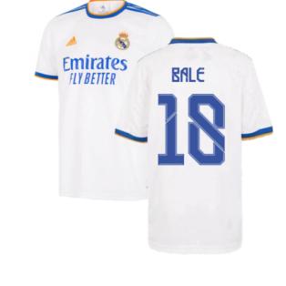 Real Madrid 2021-2022 Home Shirt (Kids) (BALE 18)
