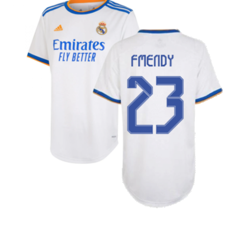 Real Madrid 2021-2022 Womens Home Shirt (F MENDY 23)