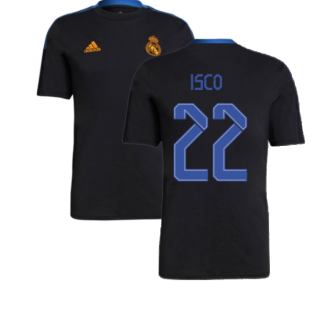 Real Madrid 2021-2022 Training Tee (Black) (ISCO 22)