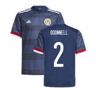 2020-2021 Scotland Home Adidas Football Shirt (O DONNELL 2)