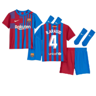 2021-2022 Barcelona Vapor Match Home Shirt (R.ARAUJO 4)