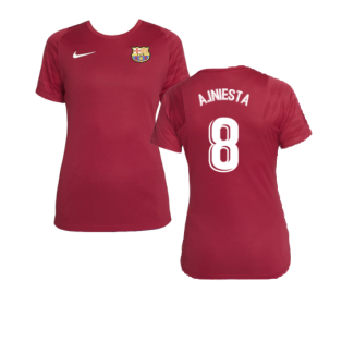 2021-2022 Barcelona Womens Home Shirt (A.INIESTA 8)