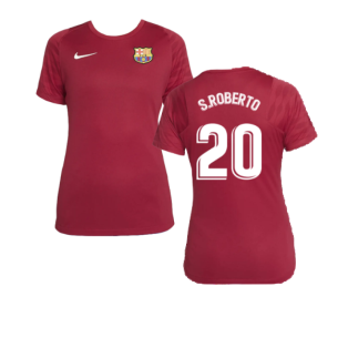 2021-2022 Barcelona Womens Home Shirt (S.ROBERTO 20)