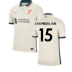 Liverpool 2021-2022 Away Shirt (Kids) (CHAMBERLAIN 15)