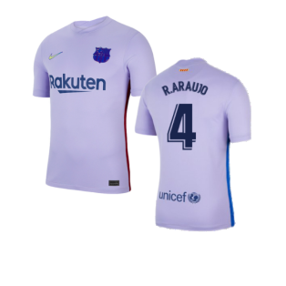 2021-2022 Barcelona Away Shirt (R.ARAUJO 4)