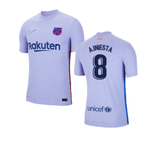 2021-2022 Barcelona Away Shirt (Kids) (A.INIESTA 8)