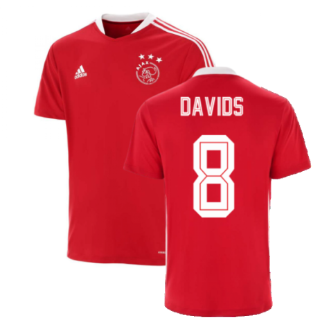 2021-2022 Ajax Training Jersey (Red) (DAVIDS 8)