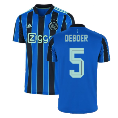 2021-2022 Ajax Away Shirt (DE BOER 5)
