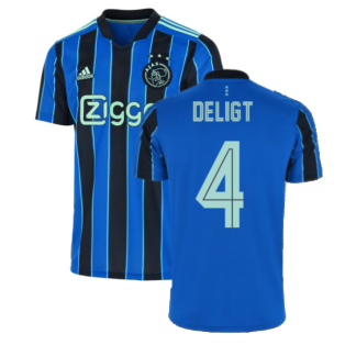2021-2022 Ajax Away Shirt (Kids) (DE LIGT 4)
