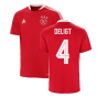 2021-2022 Ajax Training Jersey (Red) (DE LIGT 4)