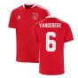 2021-2022 Ajax Training Jersey (Red) (VAN DE BEEK 6)