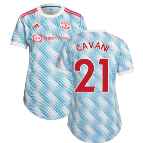 Man Utd 2021-2022 Away Shirt (Ladies) (CAVANI 21)