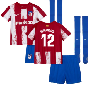 2021-2022 Atletico Madrid Little Boys Home Shirt (RENAN LODI 12)
