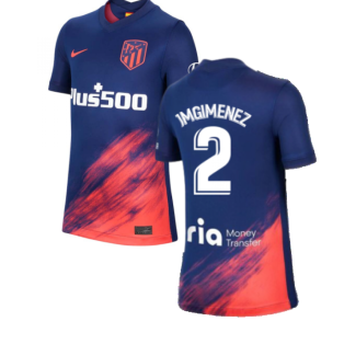 2021-2022 Atletico Madrid Away Shirt (Kids) (J M GIMENEZ 2)