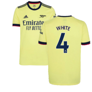 Arsenal 2021-2022 Away Shirt (WHITE 4)