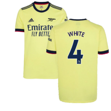 Arsenal 2021-2022 Away Shirt (WHITE 4)