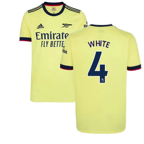 Arsenal 2021-2022 Away Shirt (WHITE 4) Arsenal 2021-2022 Away Shirt (WHITE 4)