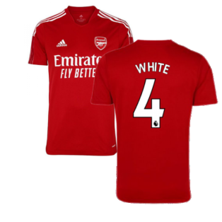 Arsenal 2021-2022 Training Shirt (Active Maroon) - Kids (WHITE 4)