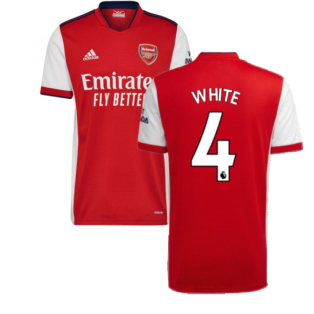 Arsenal 2021-2022 Home Shirt (WHITE 4)
