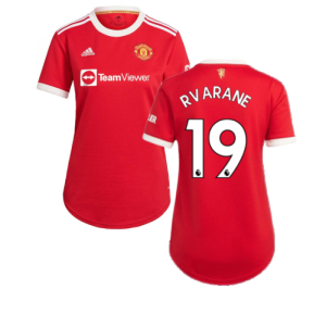 Man Utd 2021-2022 Home Shirt (Ladies) (R VARANE 19)