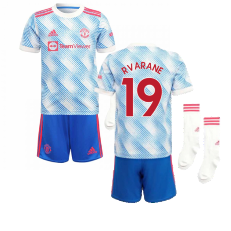 Man Utd 2021-2022 Away Mini Kit (R VARANE 19)
