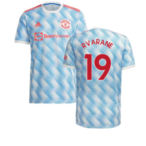 Man Utd 2021-2022 Away Shirt (Kids) (R VARANE 19)