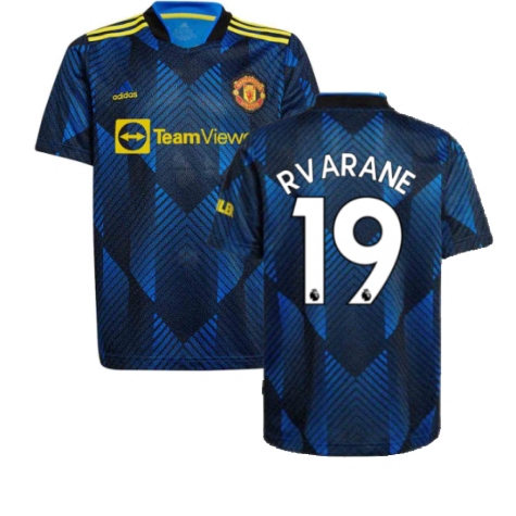 Man Utd 2021-2022 Third Shirt (Kids) (R VARANE 19)
