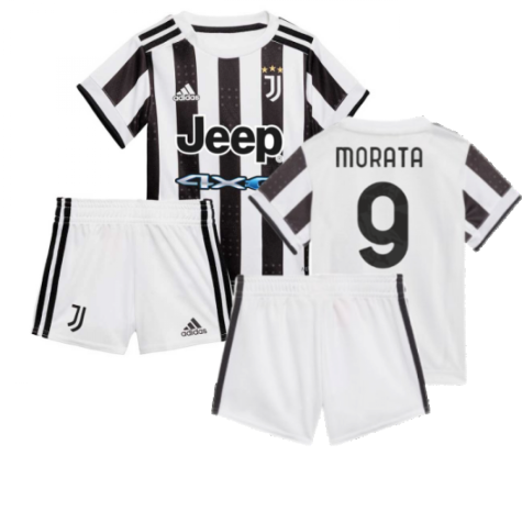 2021-2022 Juventus Home Baby Kit (MORATA 9)