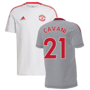 Man Utd 2021-2022 Training Tee (Grey) (CAVANI 21)
