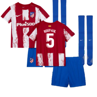 2021-2022 Atletico Madrid Little Boys Home Shirt (R DE PAUL 5)