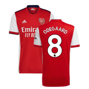 Arsenal 2021-2022 Home Shirt (ODEGAARD 8)