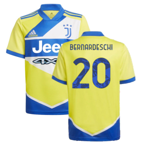 2021-2022 Juventus Third Shirt (Kids) (BERNARDESCHI 20)