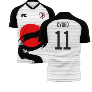 Japan 2021-2022 Away Concept Football Kit (Fans Culture) (KYOGO 11)