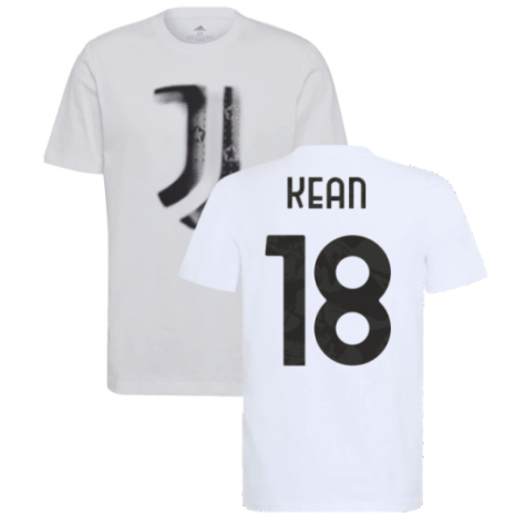 2021-2022 Juventus Training T-Shirt (White) (KEAN 18)