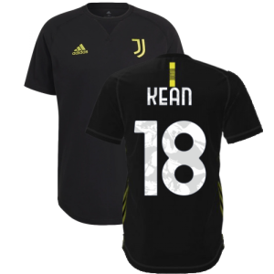 2021-2022 Juventus Travel Tee (Black) (KEAN 18)