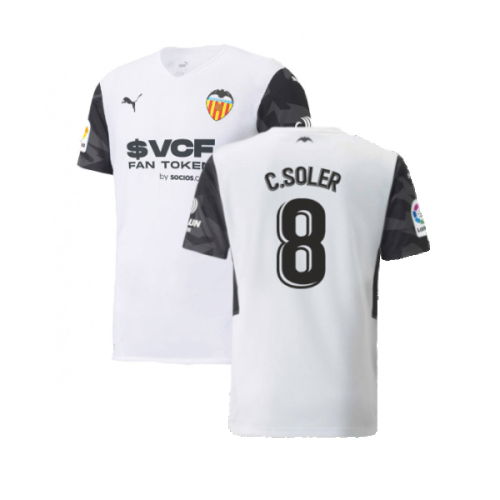 2021-2022 Valencia Home Shirt (Kids) (C.SOLER 8) 2021-2022 Valencia Home Shirt (Kids) (C.SOLER 8)