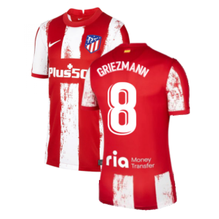 2021-2022 Atletico Madrid Home Shirt (Kids) (GRIEZMANN 8)