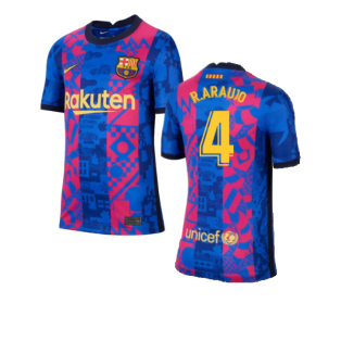 2021-2022 Barcelona Infants 3rd Kit (R.ARAUJO 4)