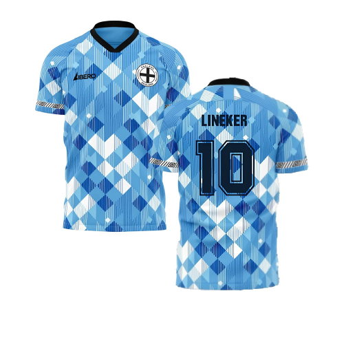 England 1990 Third Concept Football Shirt (Libero) (Lineker 10) England 1990 Third Concept Football Shirt (Libero) (Lineker 10)
