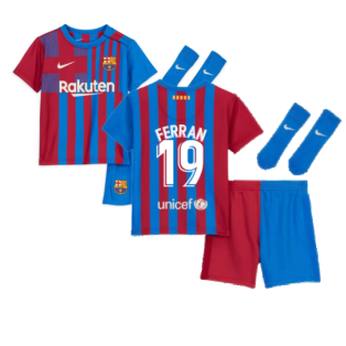 2021-2022 Barcelona Infants Home Kit (FERRAN 19)