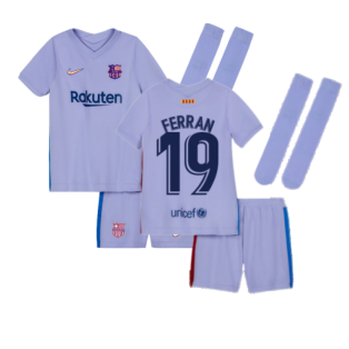 2021-2022 Barcelona Away Mini Kit (Kids) (FERRAN 19)