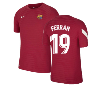 2021-2022 Barcelona Elite Training Shirt (Red) (FERRAN 19)