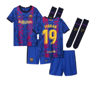 2021-2022 Barcelona Third Mini Kit (FERRAN 19)